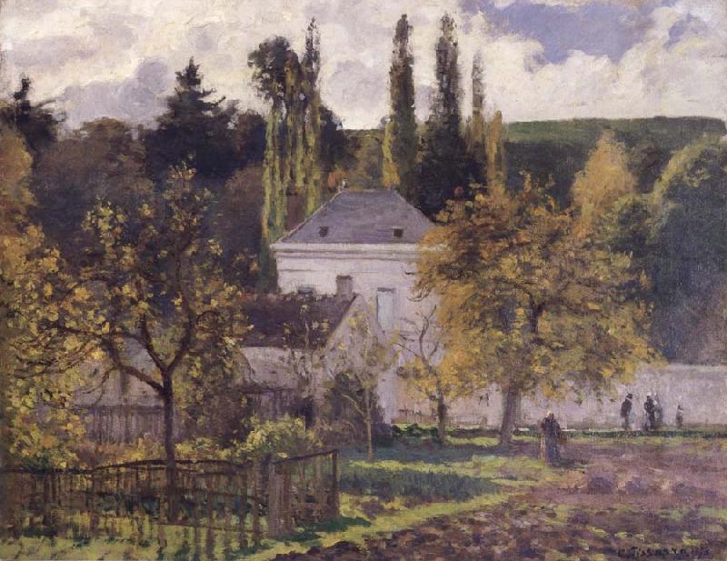 Camille Pissarro Villa at L-Hermitage,Pontoise Maison bourgeoise a L-Hermitage,Pontoise China oil painting art